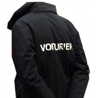 PARKA VOITURIER "BRODERIE ARGENT" PK500